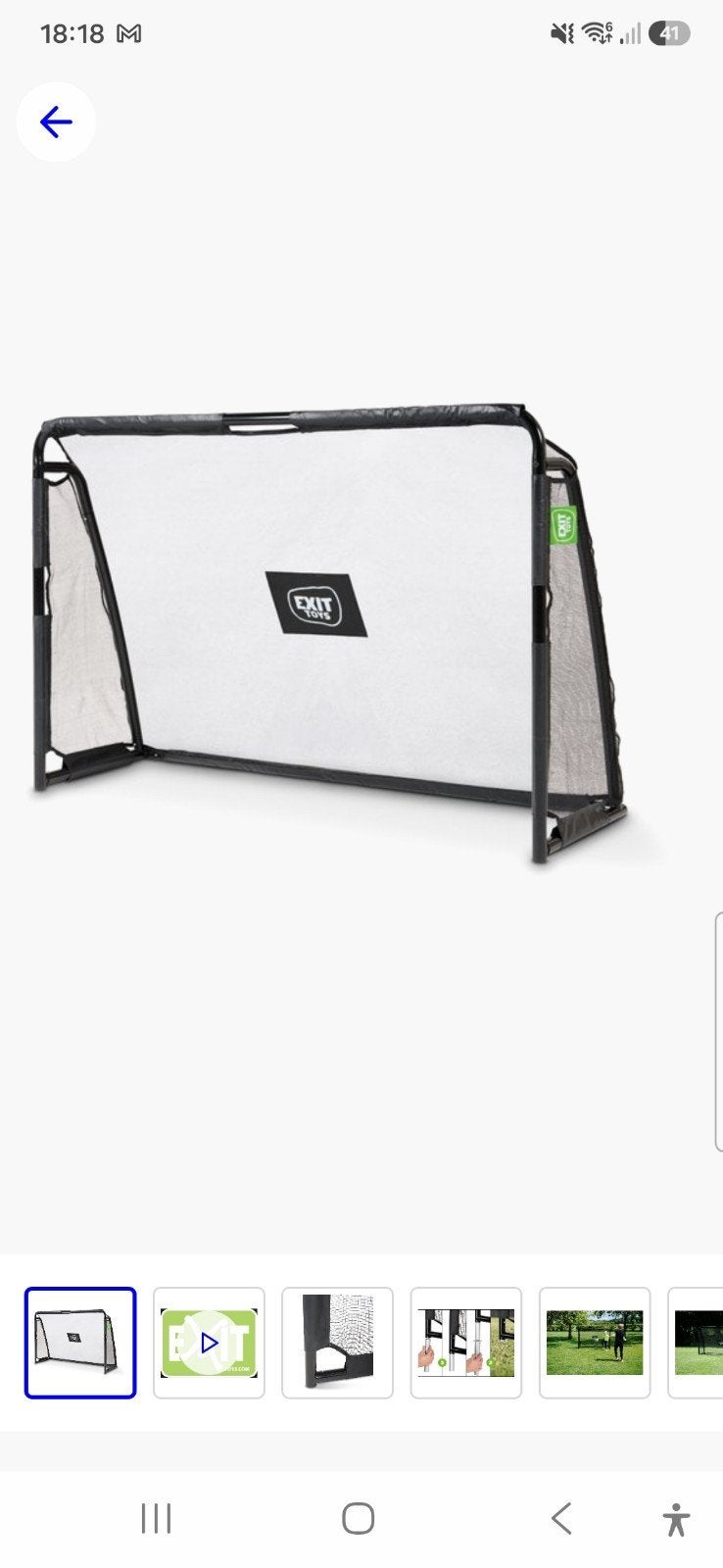voetbalgoal, Maat XS of kleiner, Ophalen, Gebruikt, Overige typen