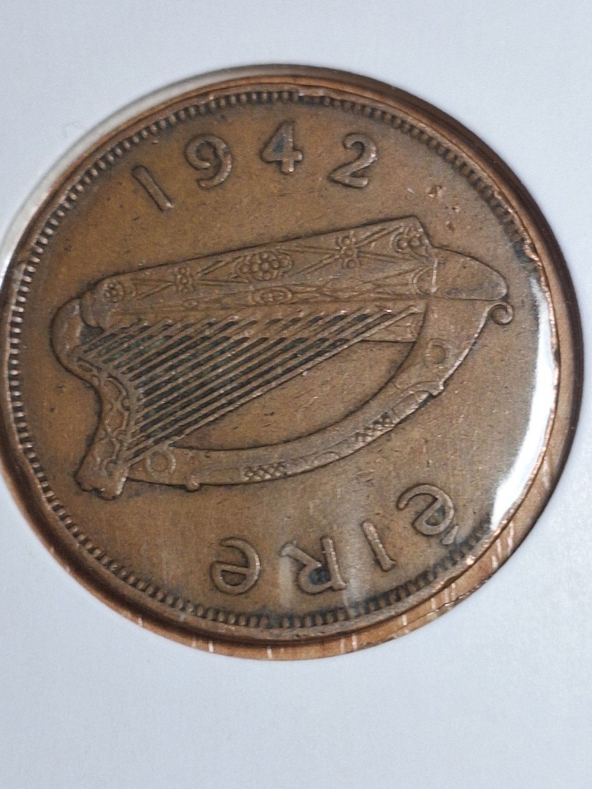 IERLAND 1 penny 1942 (#215), Ophalen of Verzenden, Overige landen, Losse munt