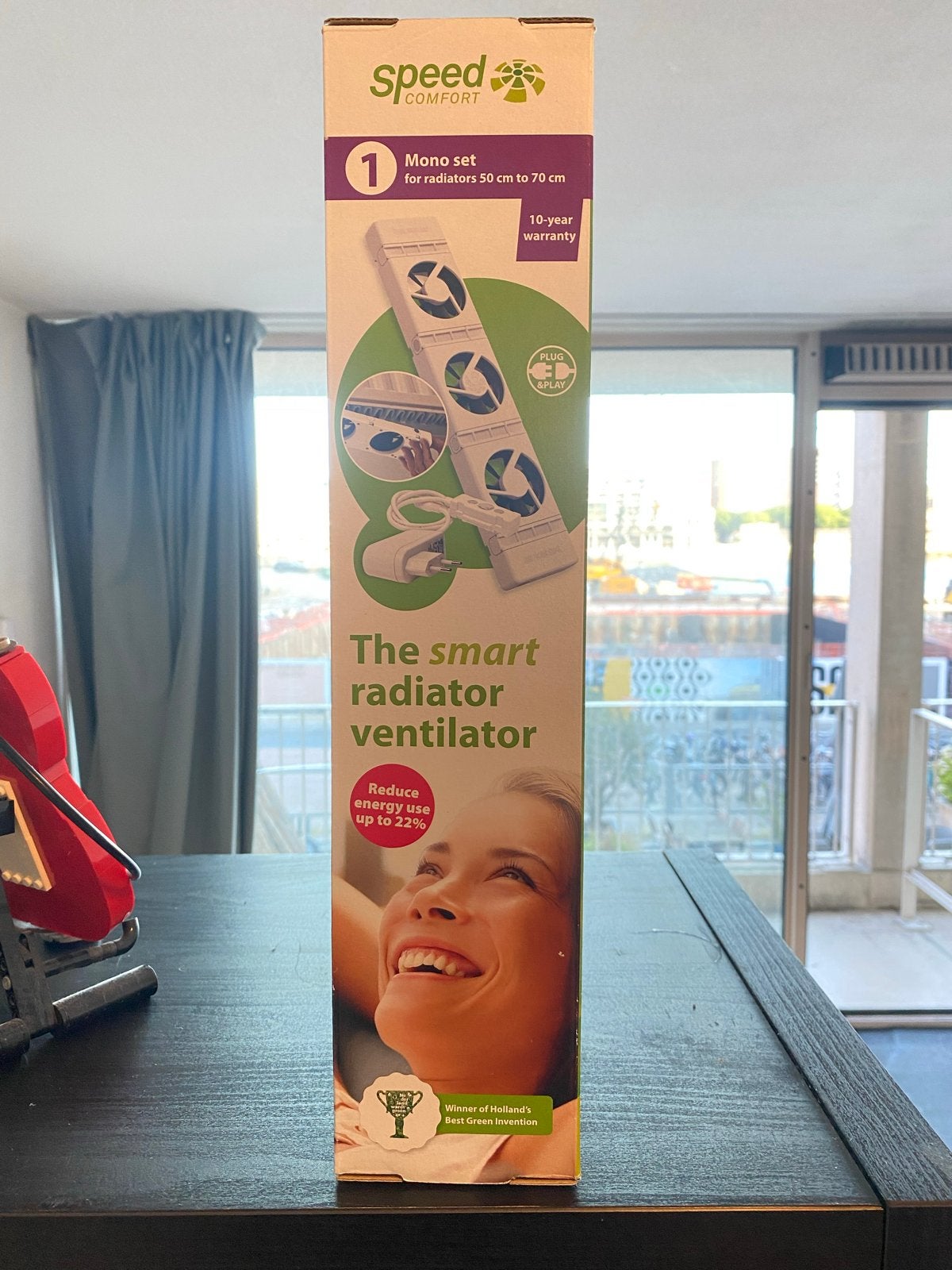SpeedComfort Mono set slimme radiatorventilator, Doe-het-zelf en Verbouw, Minder dan 30 cm, Hoog rendement (Hr), Radiator, Nieuw