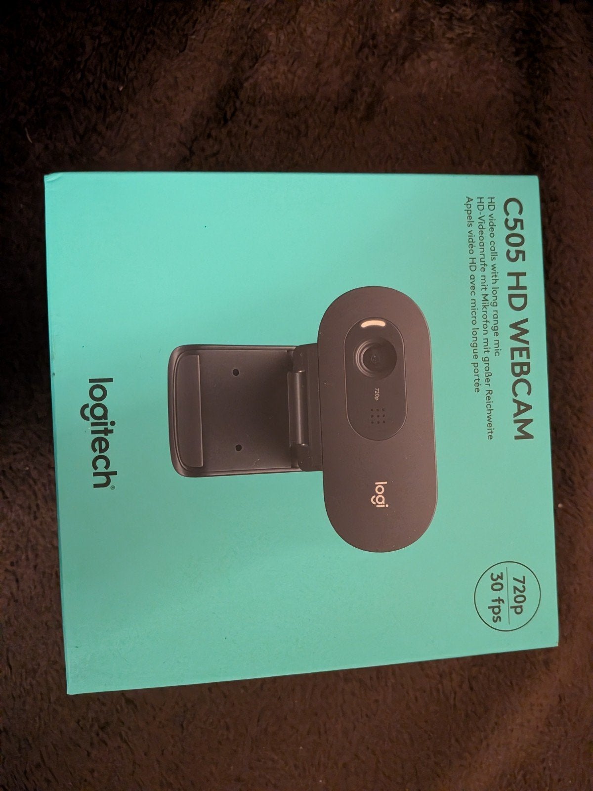 Logitech C505 HD Webcam - Nieuw in doos, Logitech, Nieuw, Ophalen of Verzenden, Monitorclip