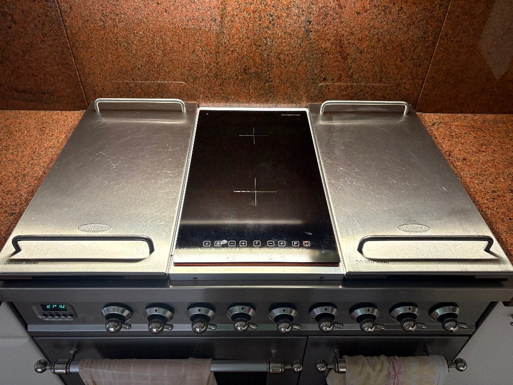Sierlijke Borrettie  gaspit afdekplaten, Witgoed en Apparatuur, Zo goed als nieuw, Gas, Vrijstaand, 4 kookzones