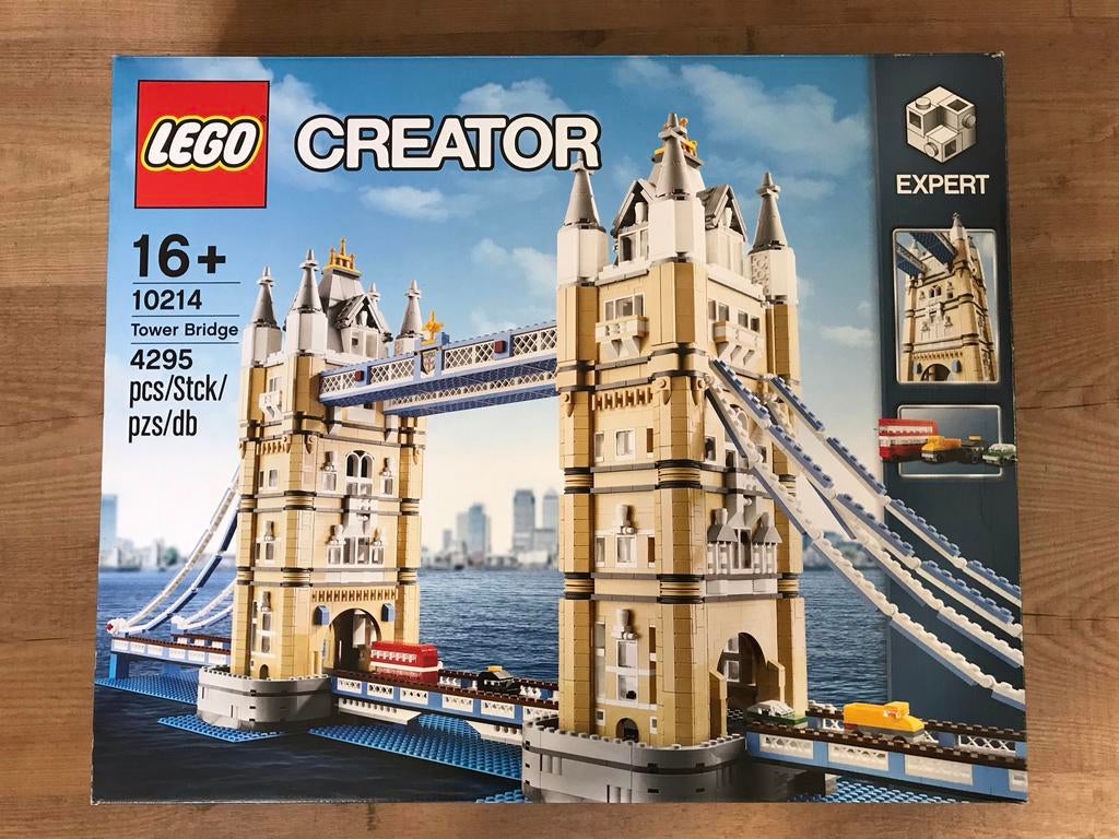 Lego Creator 10214 Tower Bridge - Compleet met Boekjes & Doo, Ophalen, Zo goed als nieuw, Complete set, Lego