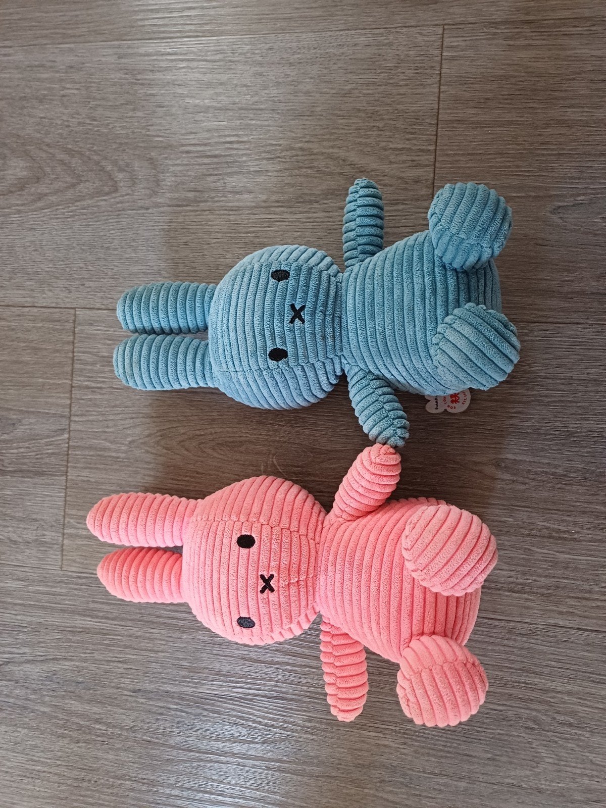 2 Nijntje corduroy, Blauw, Konijn, Ophalen of Verzenden, Zo goed als nieuw