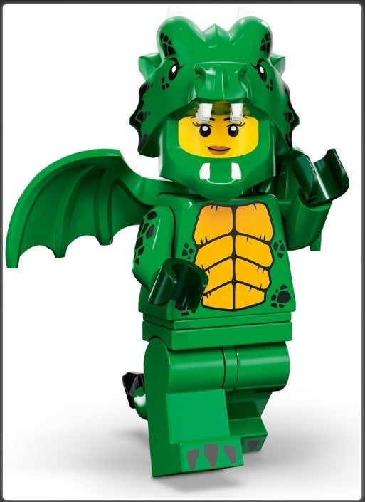Lego Minifigure Serie 23 - Groene Draak Kostuum 71034-12, Lego, Nieuw, Ophalen of Verzenden, Minifiguren serie