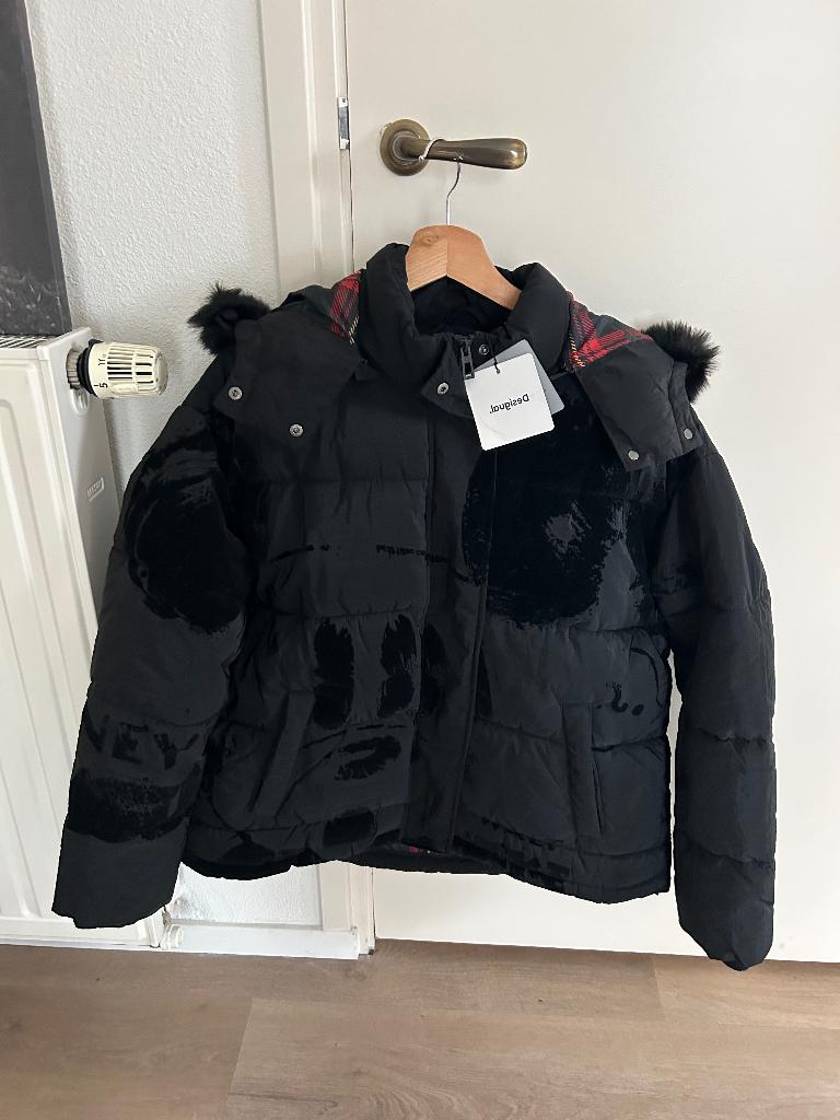Desigual x Mickey Mouse Disney jas, Ophalen of Verzenden, Zo goed als nieuw, Zwart