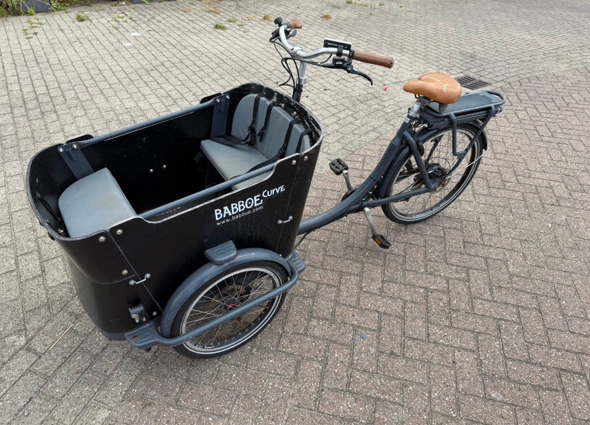 Babboe curve E bakfiets, 51 tot 55 cm, Ophalen, Gebruikt, Overige merken