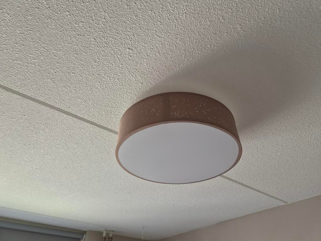 Monzana Plafondlamp Sterrenhemel 38cm Beige/Bruin, Huis en Inrichting, Lampen | Plafondlampen, Ophalen of Verzenden, Nieuw, Kunststof
