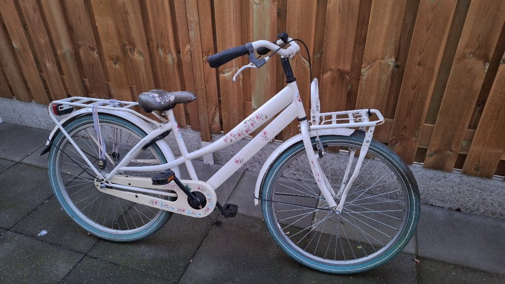 26 inch Volare Meisjes fiets, Terugtraprem, Gebruikt, Volare, Handrem
