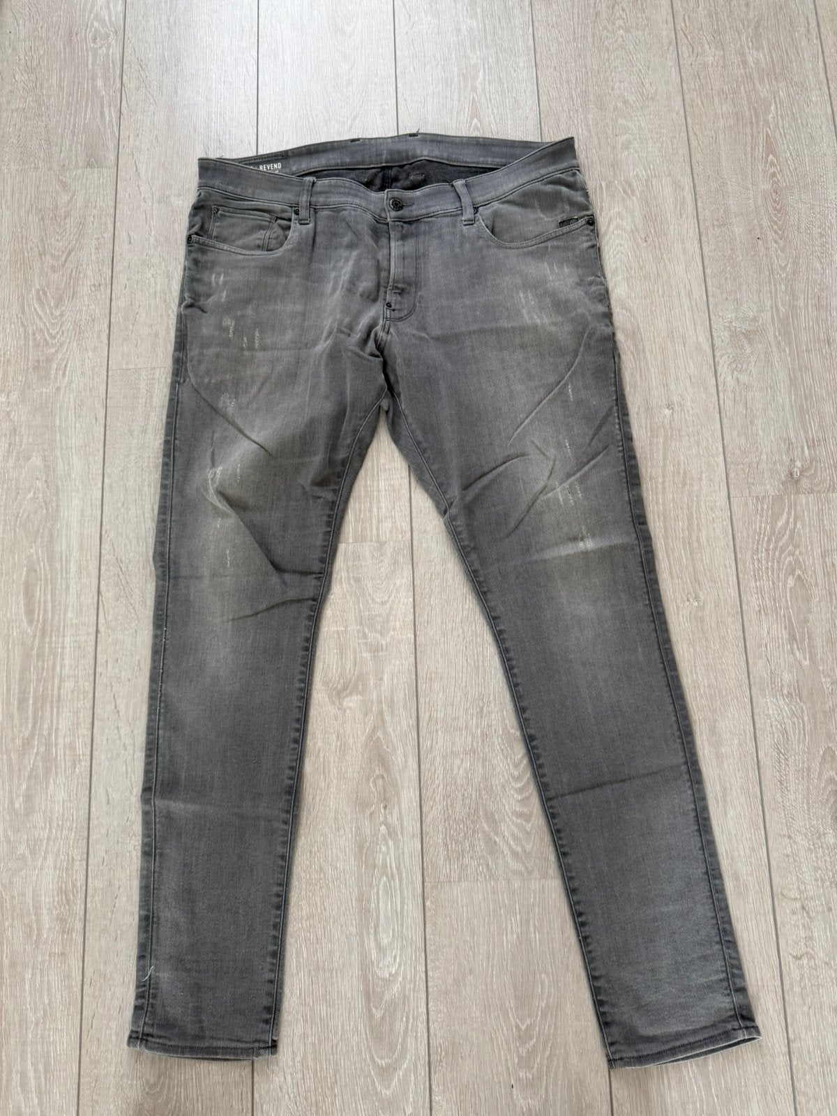 G-star raw jeans revend super slim maat 38-34, Ophalen of Verzenden, Zo goed als nieuw, Grijs, W36 - W38 (confectie 52/54)