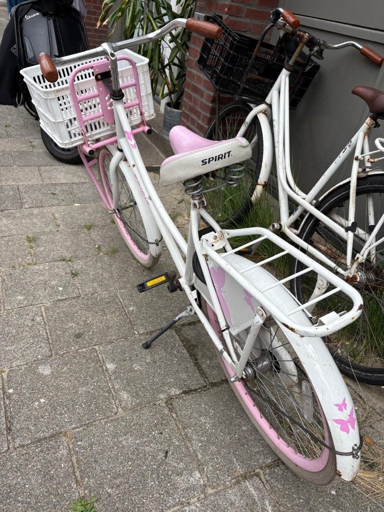 Meisje fiets 24 inch, Terugtraprem, Ophalen, Overige merken, Gebruikt