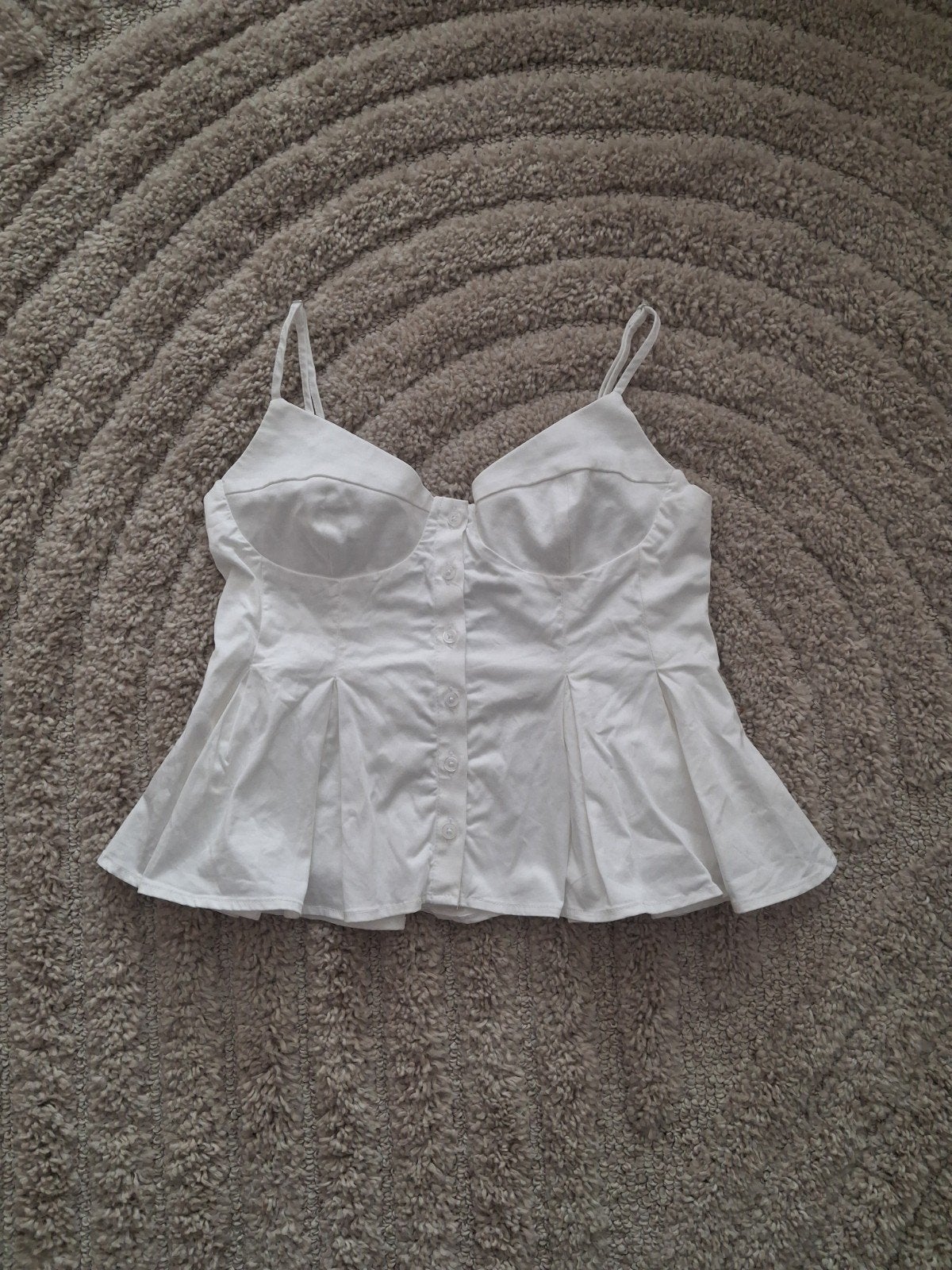 Zara Top Maat S Zgan, Ophalen of Verzenden, Zo goed als nieuw, Wit, Zara