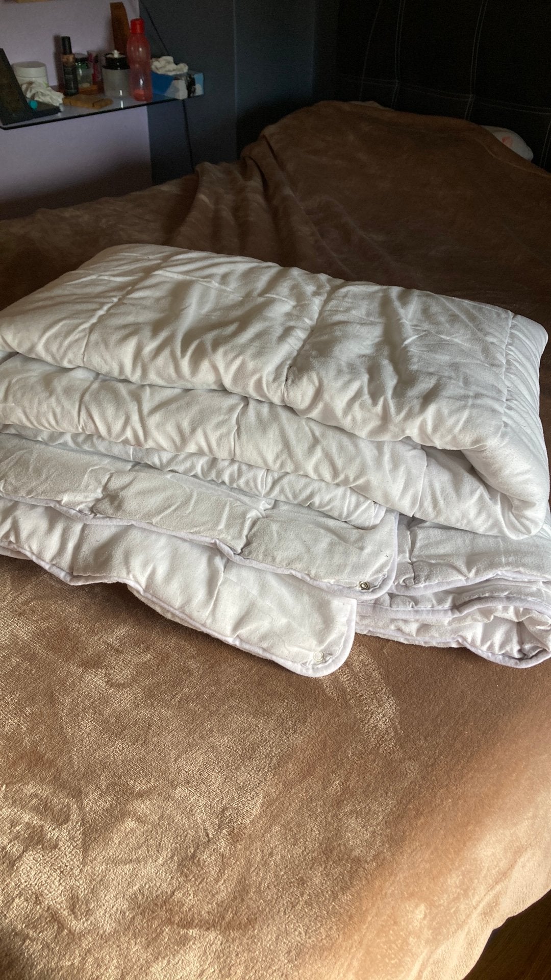 Te koop dekbed, Gebruikt, Wit, Tweepersoons, Ophalen of Verzenden
