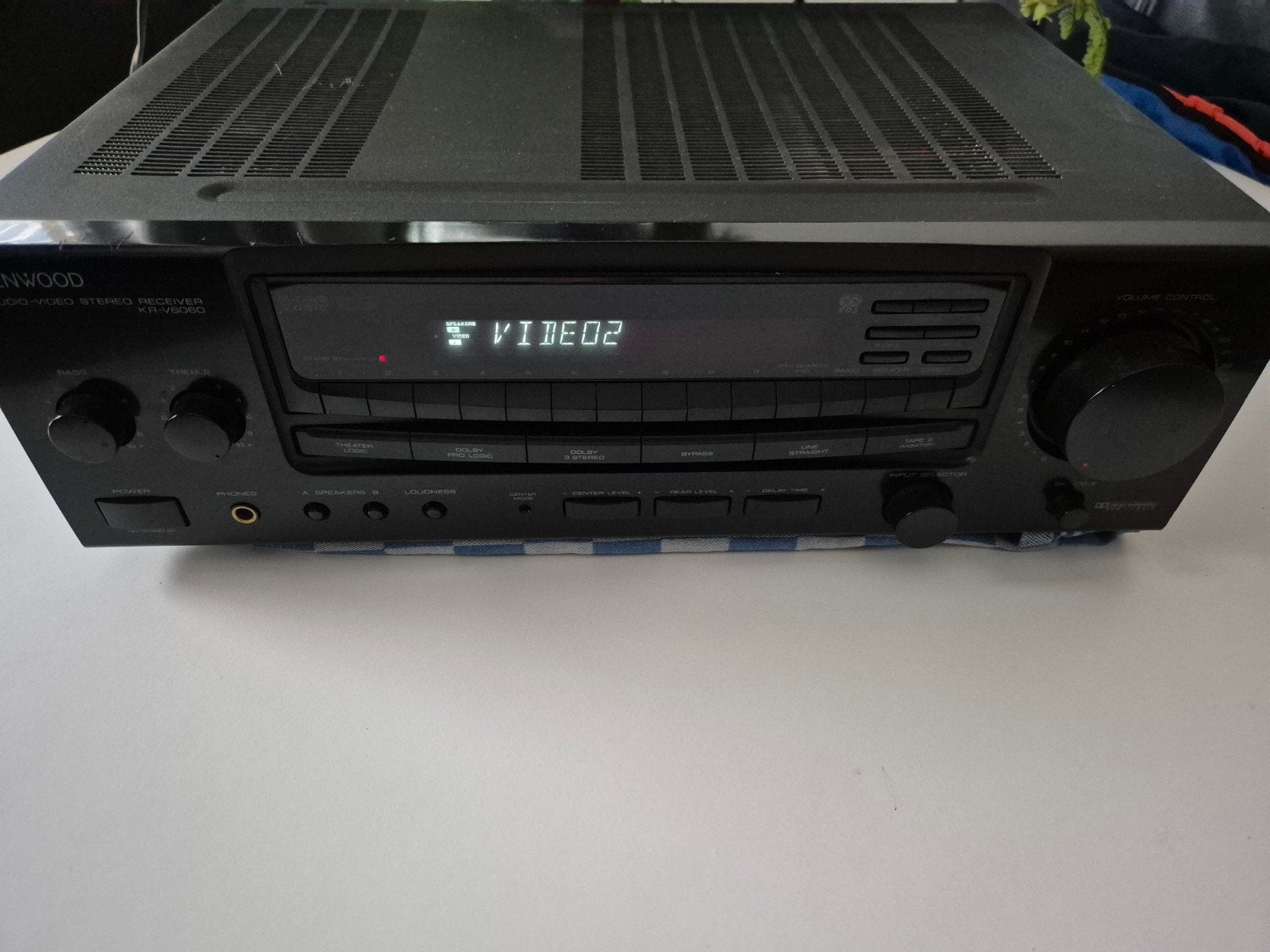 Kenwood KR-V6060 A/V-Receiver met RDS en Dolby Surround, Overige merken, Ophalen of Verzenden, Zo goed als nieuw, 60 tot 120 watt