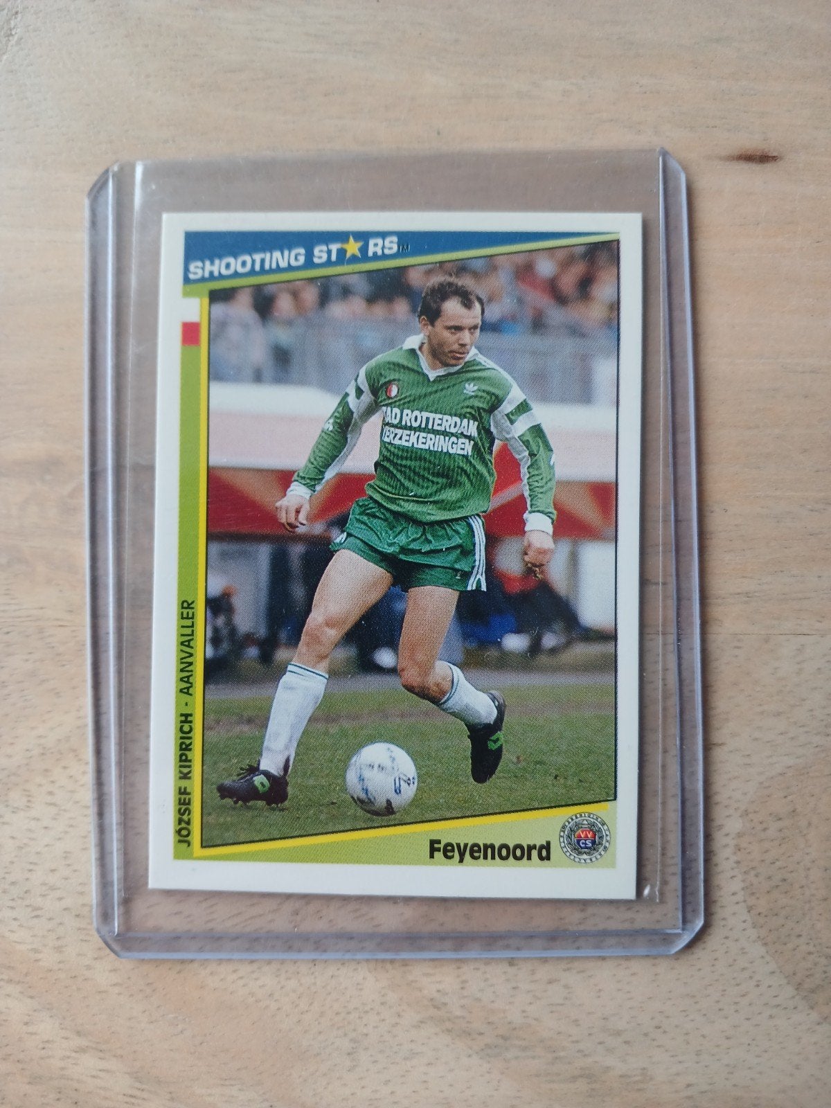 Jozsef Kiprich Feyenoord Merlin Shooting Stars 1992 1993, Ophalen of Verzenden, Zo goed als nieuw, Feyenoord, Spelerskaart