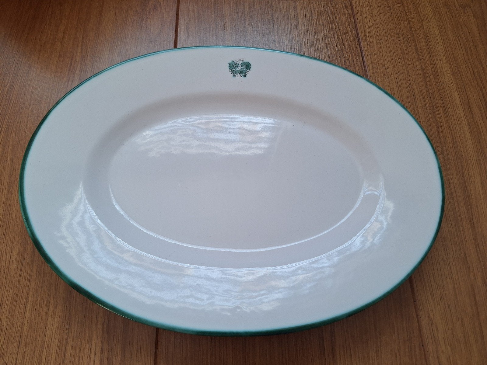 Gmundner Keramiek Schaal - Groen Gevlamd Design, Keramiek, Ophalen of Verzenden, Overige stijlen, Schaal of Schalen