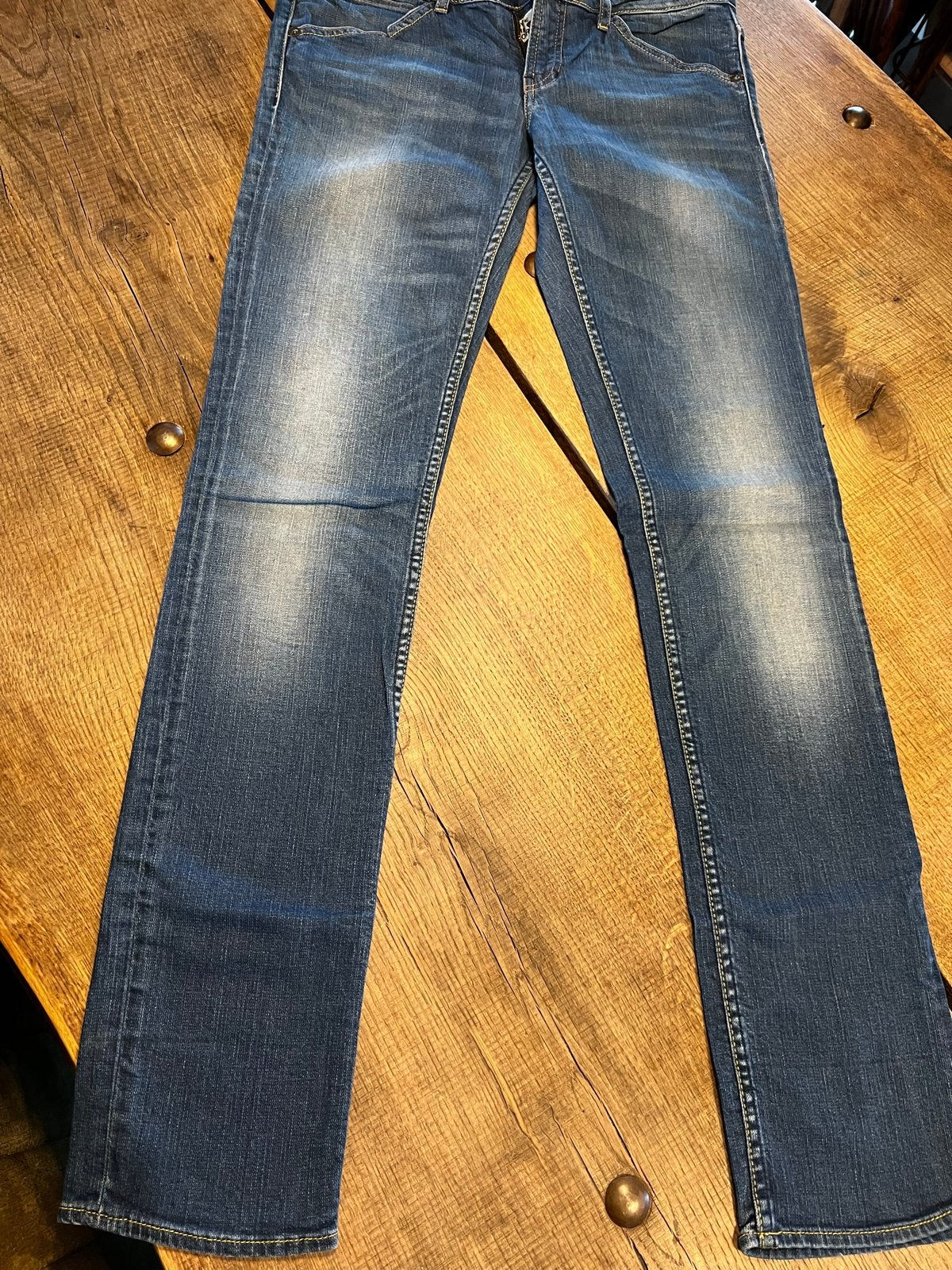 Kuyichi Neneh Low Skinny Jeans - Maat 31-34, Ophalen of Verzenden, Gedragen, Blauw