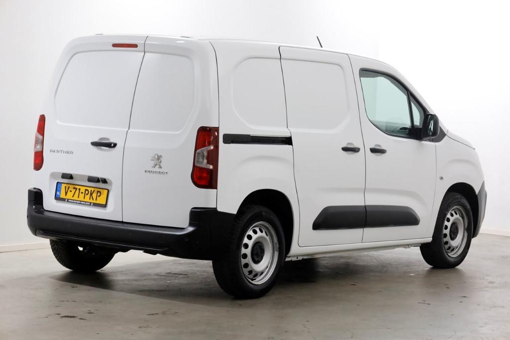 Peugeot Partner 1.5 BlueHDI 130pk Automaat Airco/Navi/Camera, Auto's, Gebruikt, Euro 6, 4 cilinders, Wit