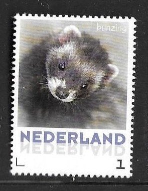 Persoonlijke zegel, Zoogdieren, Bunzing, postfris, Ophalen of Verzenden, Postfris