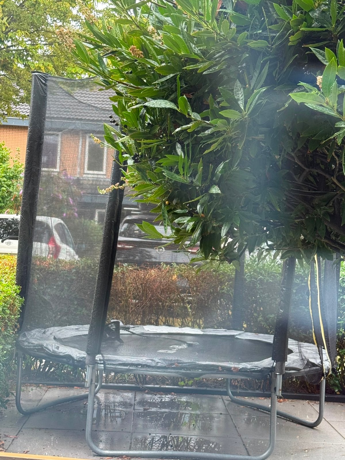Gebruikte trampoline met veiligheidsnet, Kinderen en Baby's, Speelgoed | Buiten | Trampolines, Ophalen, Gebruikt