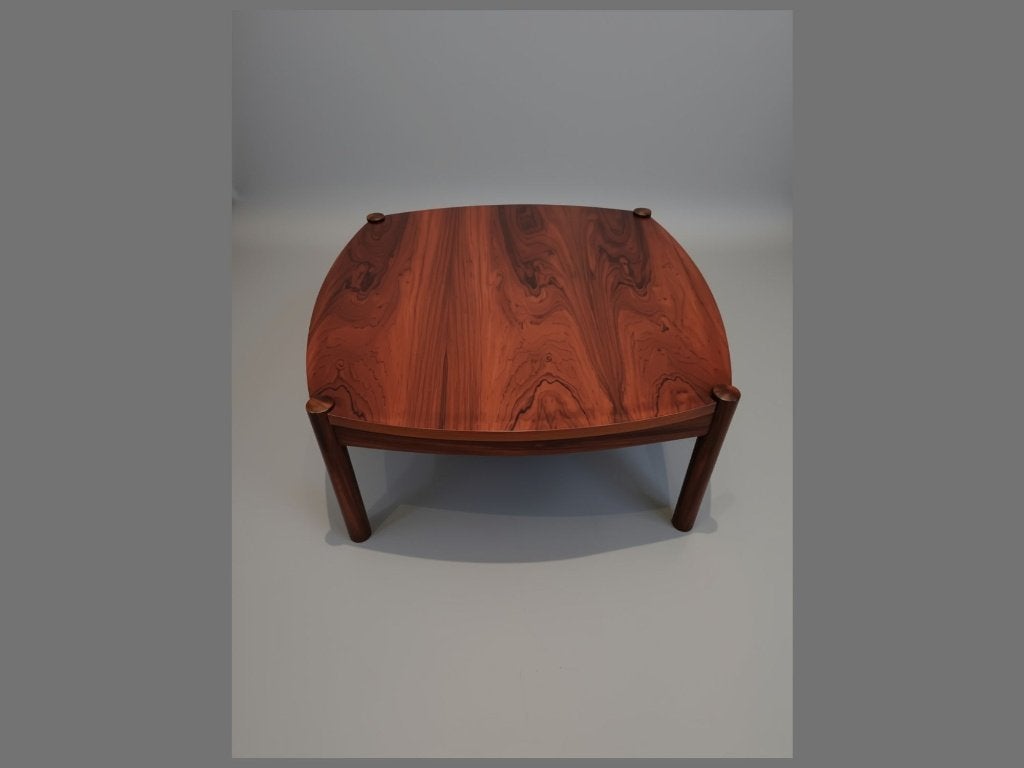 Vintage G-Plan salontafel met omkeerbaar blad, Ophalen, 50 tot 100 cm, Teakhout, 50 tot 100 cm