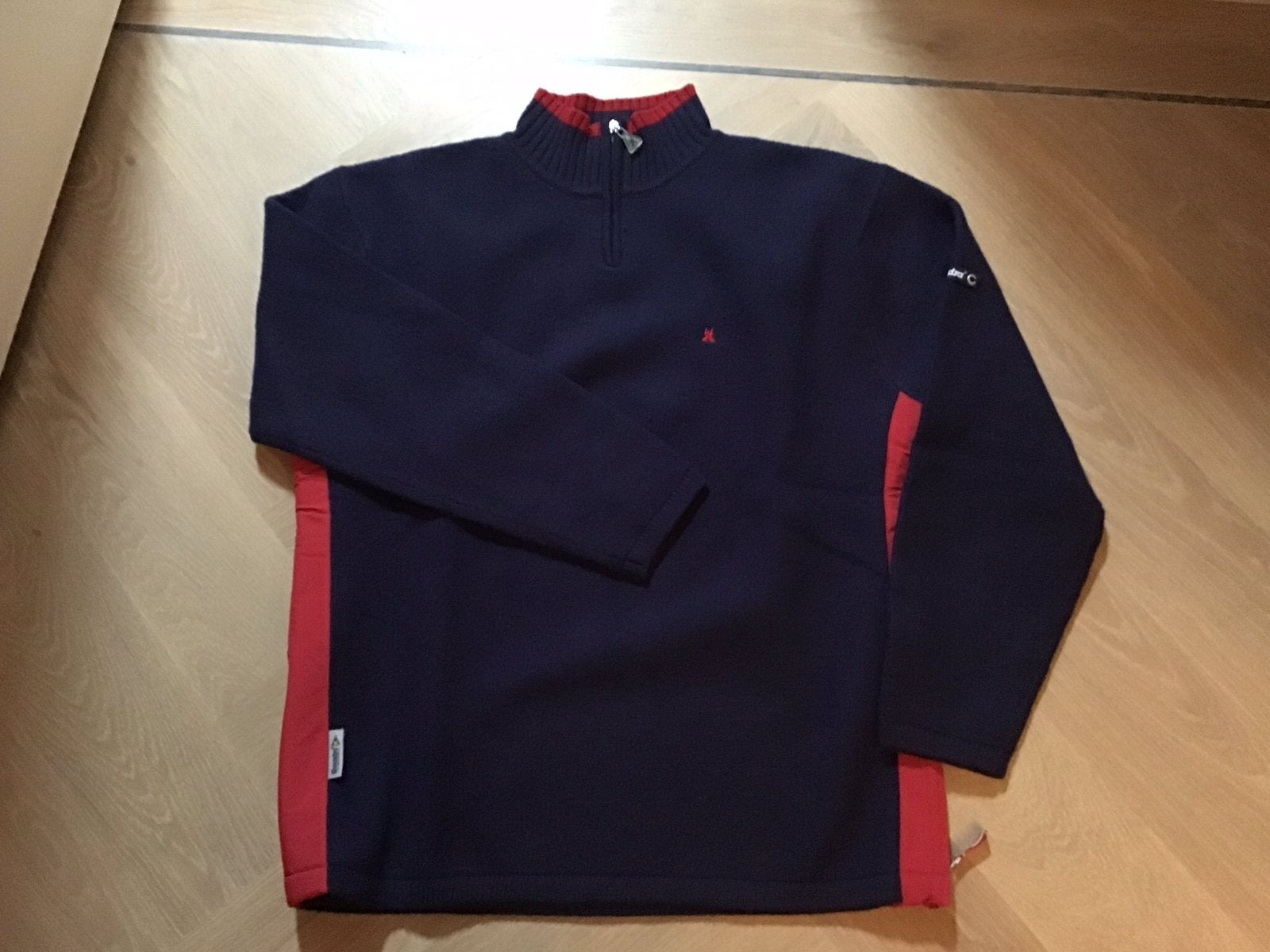 Gaastra 100% Wol Windstopper Gevoerde Trui mt. L NIEUW Blauw, Ophalen of Verzenden, Nieuw, Maat 52/54 (L), Blauw