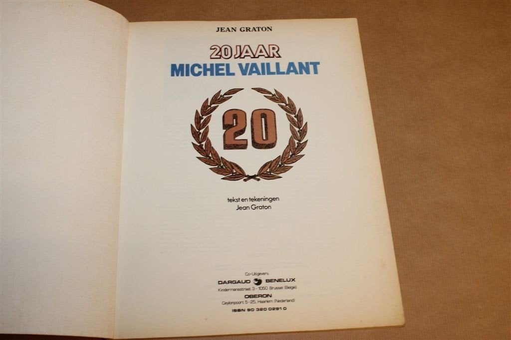20 Jaar Michel Vaillant — Jubileumuitgave 1979, Graton, Eén stripboek, Ophalen of Verzenden, Gelezen
