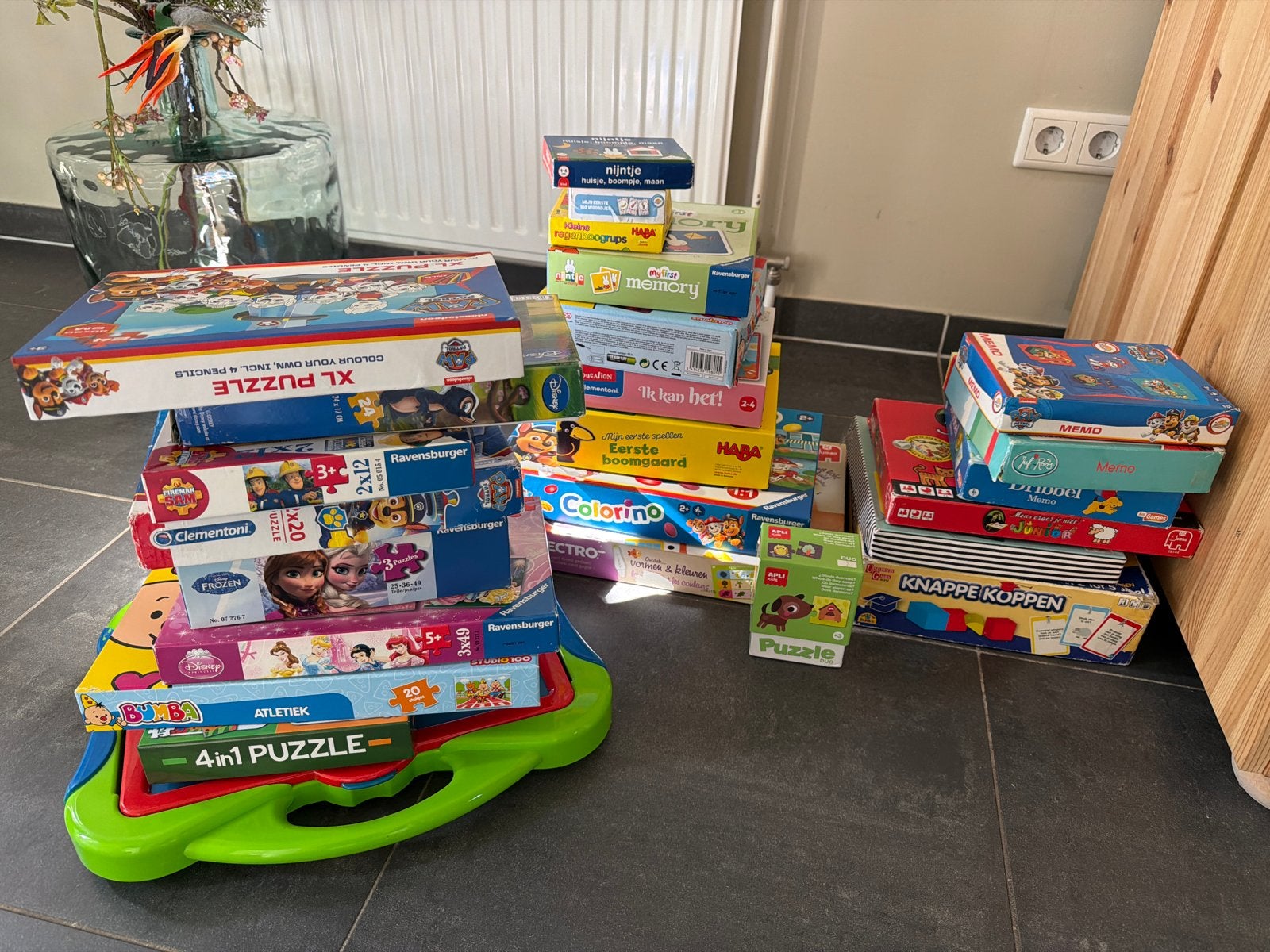Diverse spelletjes en puzzels, veelal compleet, Ophalen, Minder dan 500 stukjes, Gebruikt, Legpuzzel