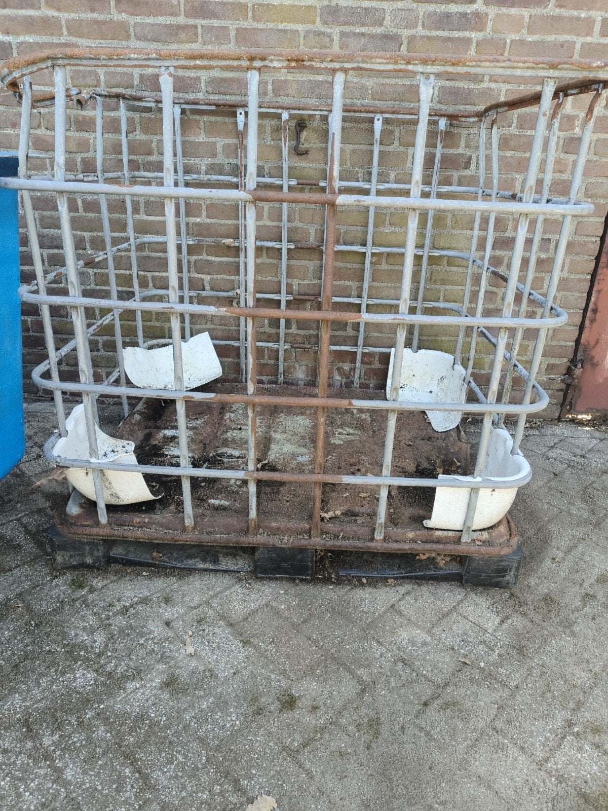 ibc krat, 100 liter of meer, Ophalen, Gebruikt, Transportkar
