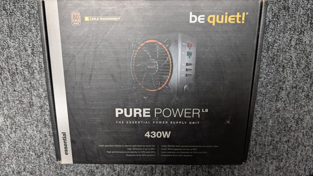 Be Quiet! Pure Power L8 430W Voeding, Ophalen of Verzenden, Gebruikt