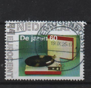 ‹(•¿•)› nl k0576 de jaren 60 koffergrammofoon, Ophalen of Verzenden, Na 1940, Gestempeld