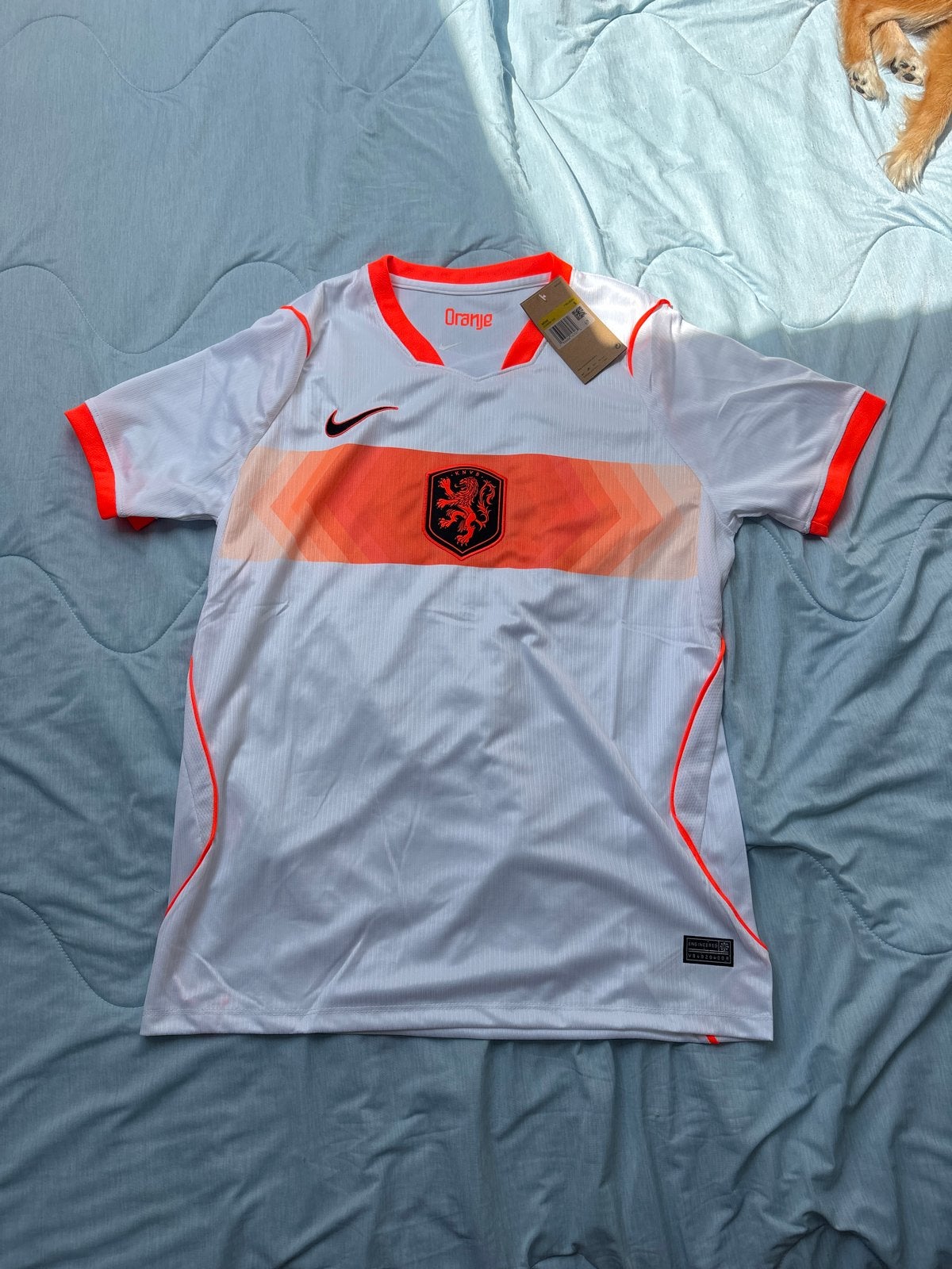 Nederlands Elftal Uit Shirt Maat S Nieuw, Wit, Nieuw, Ophalen of Verzenden, Voetbal