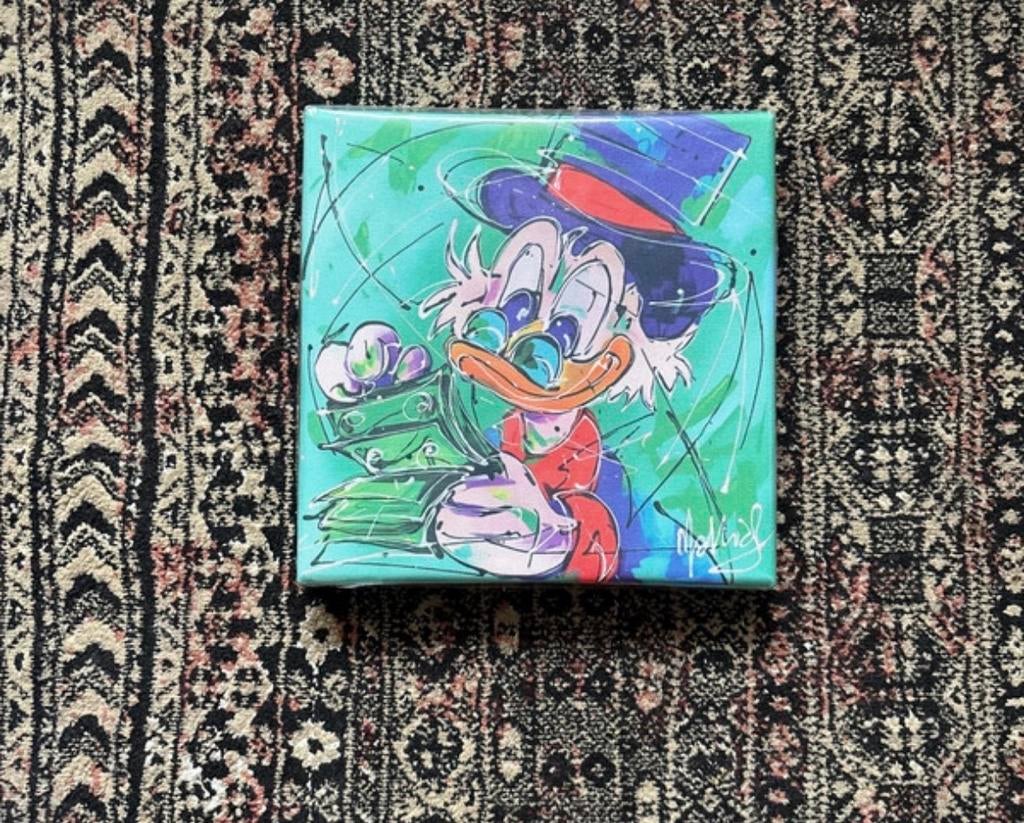 Dagobert Duck Pop Art Canvas Schilderij, Ophalen