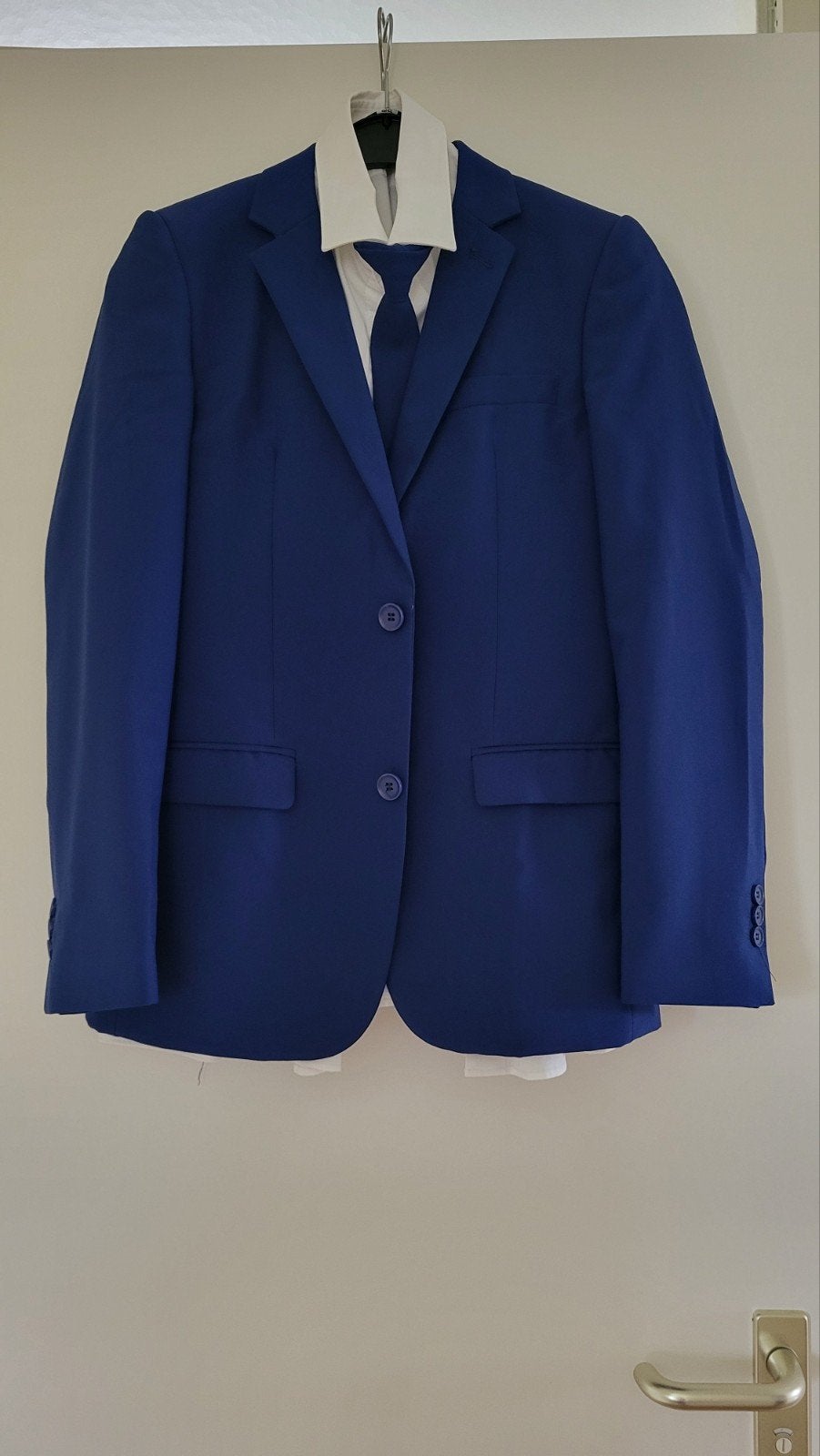 Opposuits pak maat 170/176 met overhemd en stropdas, Opposuits, Ophalen of Verzenden, Zo goed als nieuw, Setje