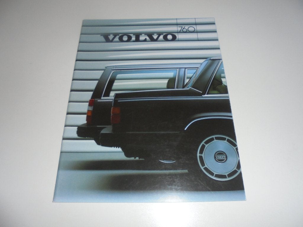brochure Volvo 760  1986, Ophalen of Verzenden, Nieuw, Volvo