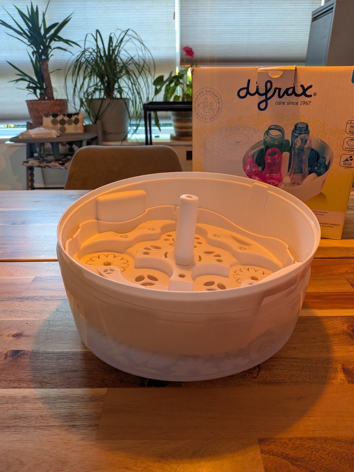 Difrax Magnetron Sterilisator voor Babyflessen, Ophalen, Zo goed als nieuw
