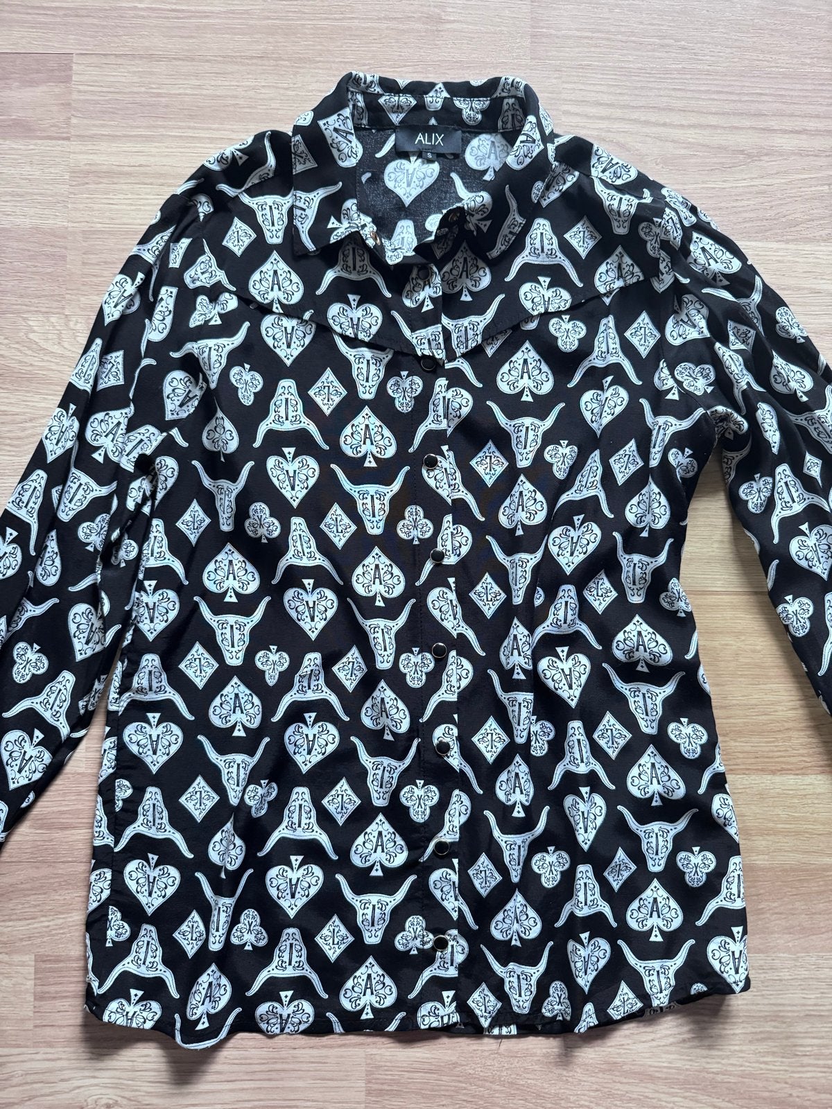 ALIX The Label Blouse S Viscose, Ophalen of Verzenden, Gedragen, Maat 36 (S), Zwart