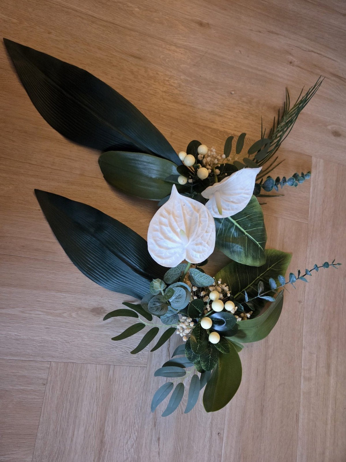 Kleine bloemstukken voor bord en stoeldecoratie, Binnen, Handgemaakt, Textiel, Ophalen of Verzenden