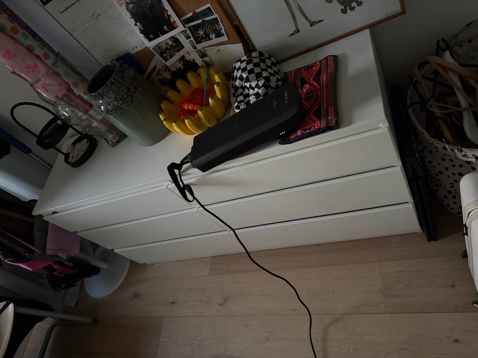 IKEA Kullen ladekast wit, 6 lades, Ophalen, Gebruikt, 100 tot 150 cm, 5 laden of meer