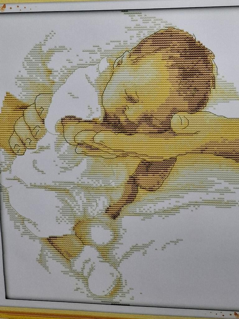 Baby Borduurpakketten Geboorte - 4 Verschillende Soorten, Ophalen of Verzenden, Nieuw, Handborduren, Borduurpakket