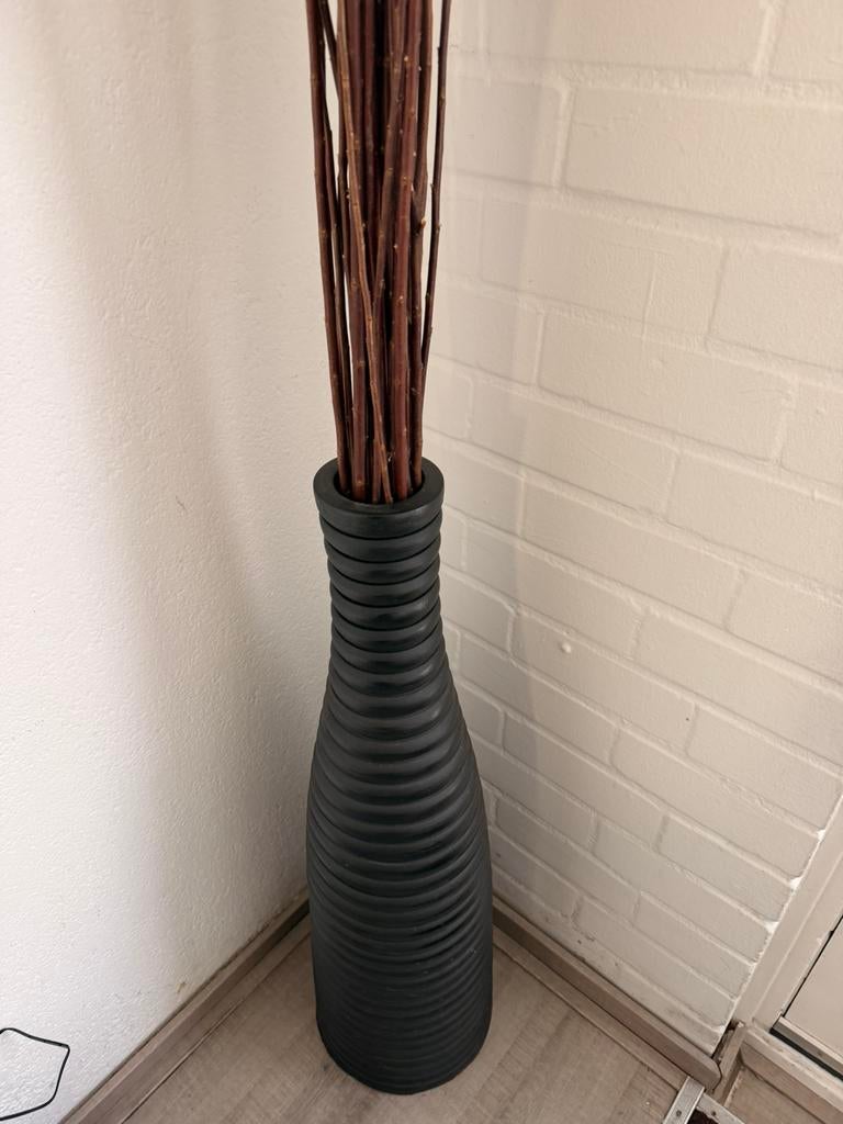 Ikea vaas hoge vaas, Ophalen, Wit, Minder dan 50 cm, Glas