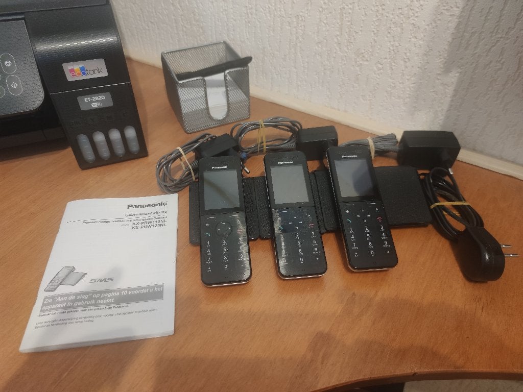 Panasonic Telefoonset KX-PRW110NL, Ophalen, Gebruikt, 3 handsets, Stralingsarm