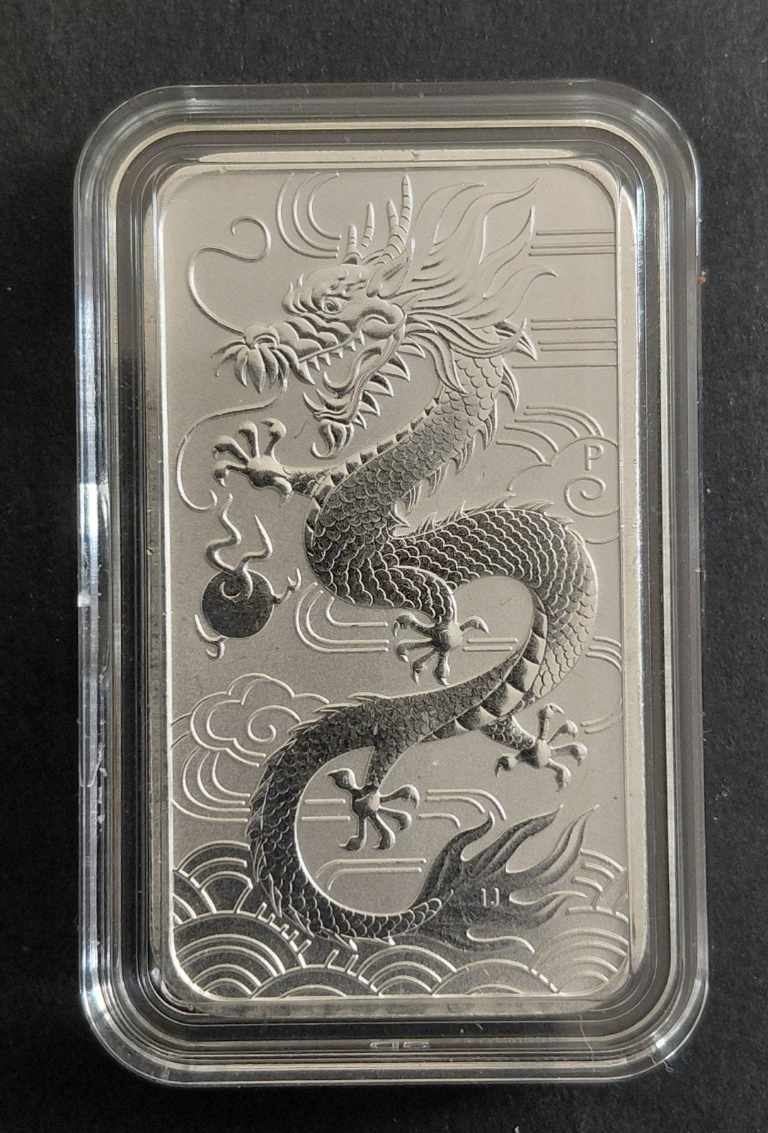 Australië 2018 1 oz 999 zilverbaartje Dragon, Verzenden, Zilver