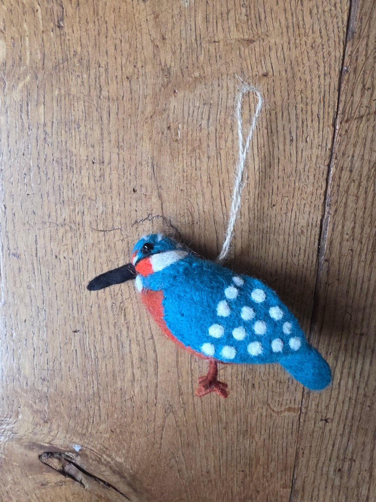 Sjaal met een verhaal IJsvogel - Handgemaakte decoratie, Ophalen of Verzenden