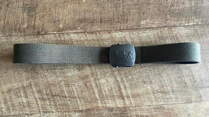 Riem van Grolsch, 80 tot 90 cm, Tailleriem, Ophalen of Verzenden, Zo goed als nieuw