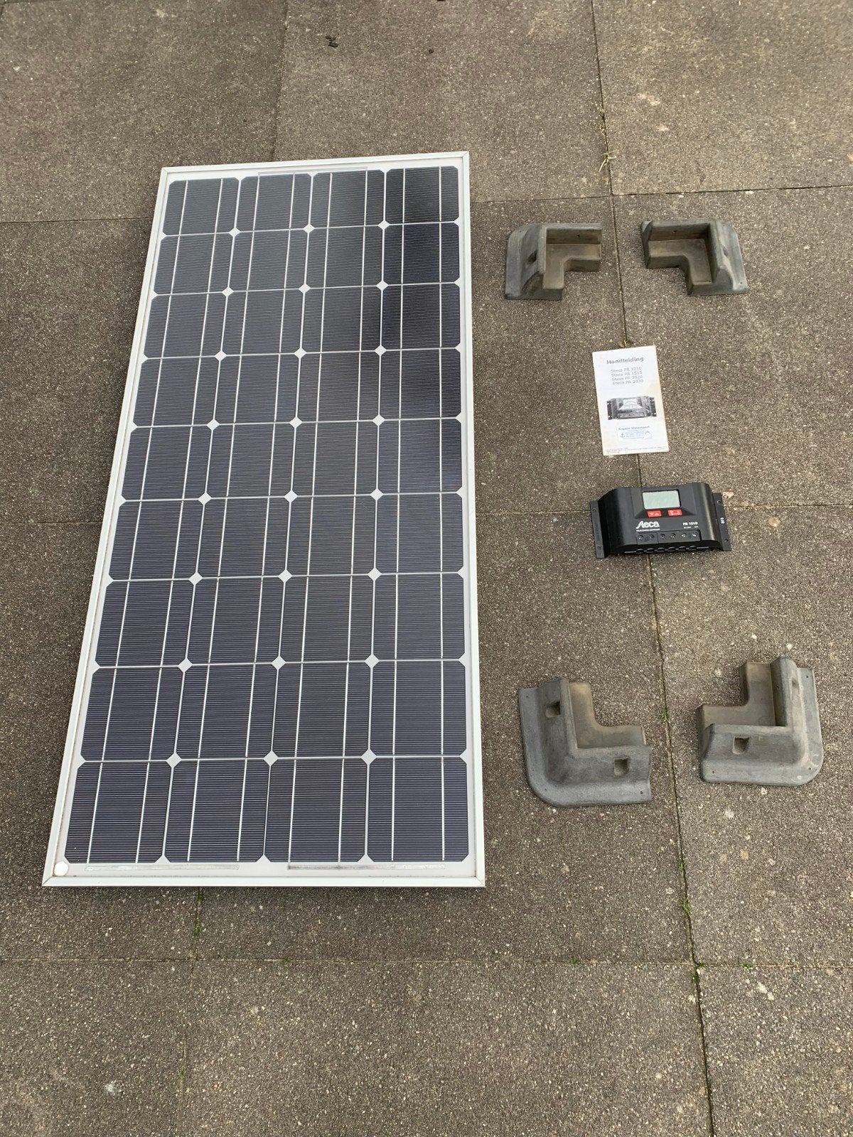 Zonnepaneel met toebehoren, Ophalen of Verzenden, Gebruikt