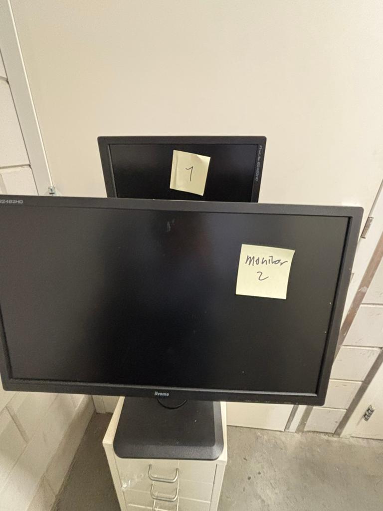Iiyama  prolite B2482HD beeldscherm 2 stuks, 27 inch. ., Computers en Software, Monitoren, Ophalen, IPS, In hoogte verstelbaar