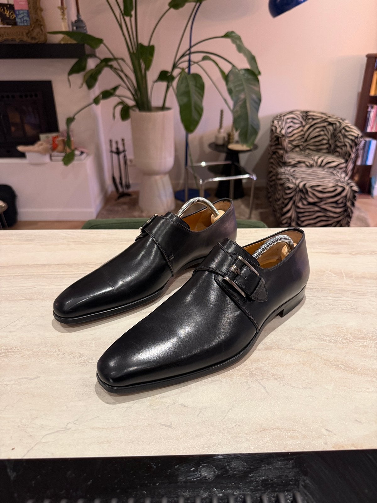 Magnanni 16608 Negro zwart – maat 40,5 – als nieuw, Kleding | Heren, Ophalen of Verzenden, Zo goed als nieuw, Zwart, Gespschoenen
