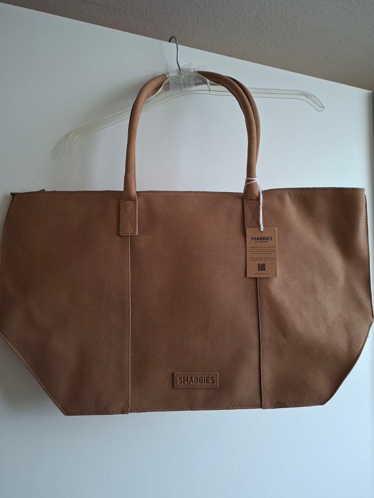 Nieuwe Shabbies Amsterdam Shopper - Breed 54cm, Hoog 30cm, Ophalen of Verzenden, Nieuw, Bruin, Shopper