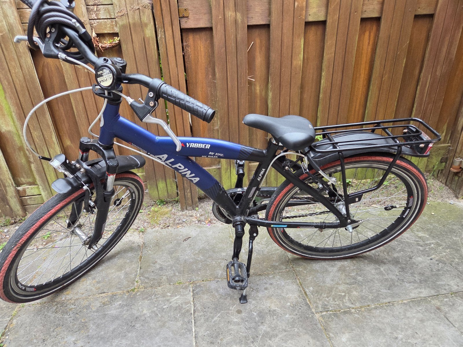 Mooie, stoere Alpina jongensfiets., Fietsen en Brommers, Fietsen | Jongens, Ophalen, Gebruikt, 20 inch