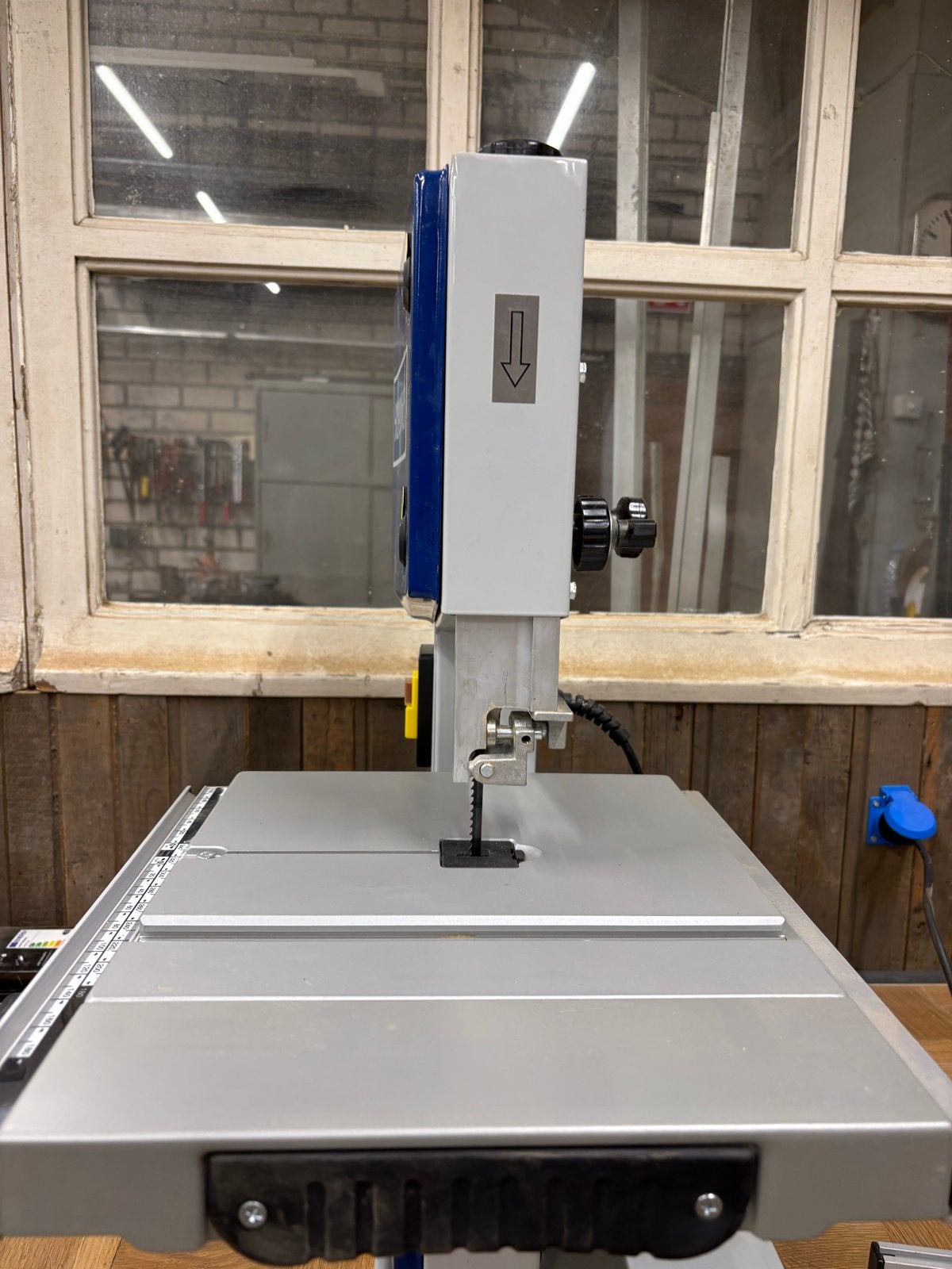 Scheppach HBS30 Lintzaag - Zo goed als nieuw, Ophalen, 70 mm of meer, Zo goed als nieuw, Lintzaag